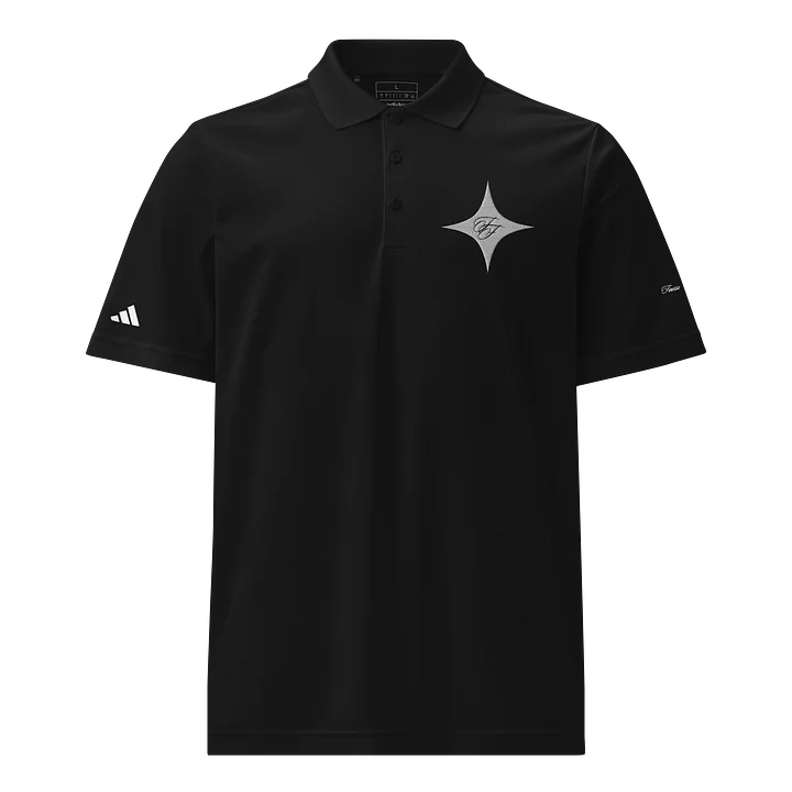 F&F Star Adidas Sport Polo Shirt (WHT) product image (1)