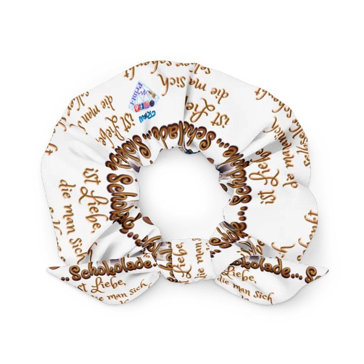 Haargummi mit Allover-Print, Schokolade 1 product image (1)