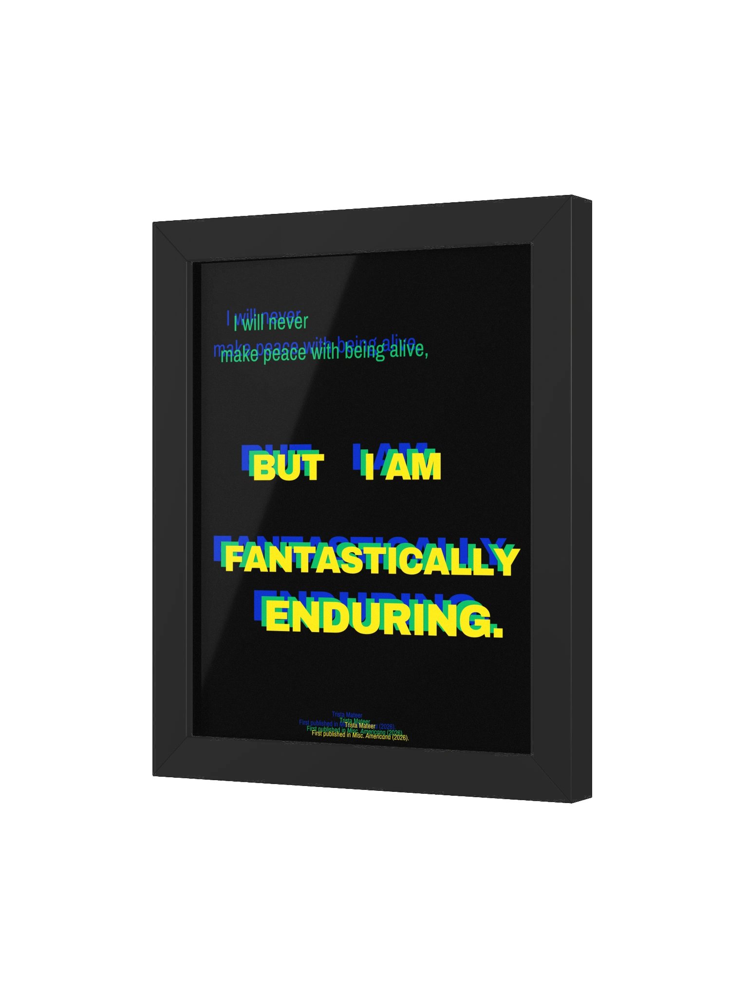 Framed Fantastically Enduring Print product image (31)