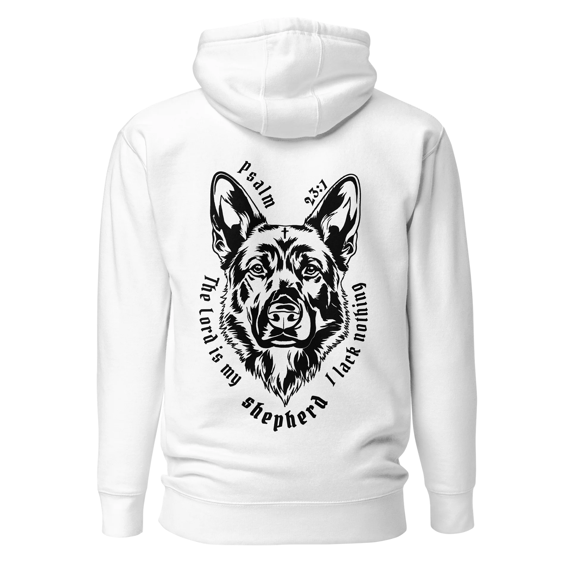 Hoodie Shepherd Psalm 23 product image (31)