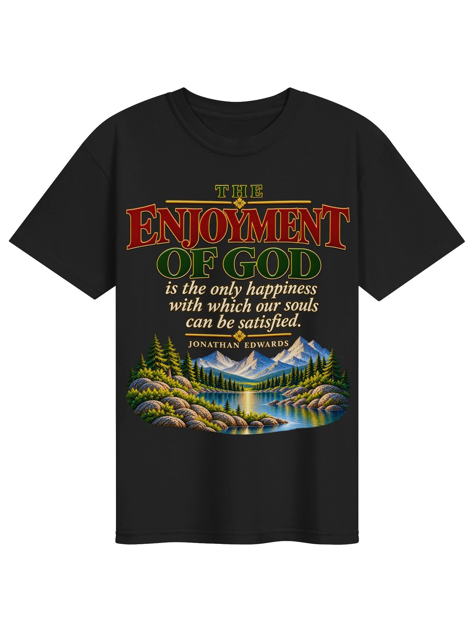 The Enjoyment of God — Jonathan Edwards Shirt product image (4)