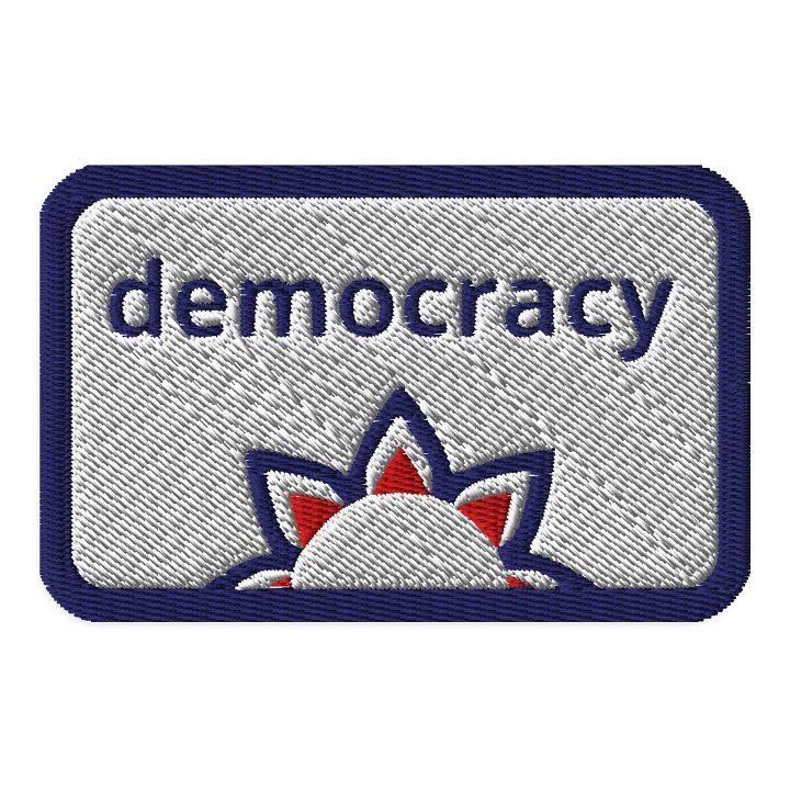 Democracy patch product image (1)
