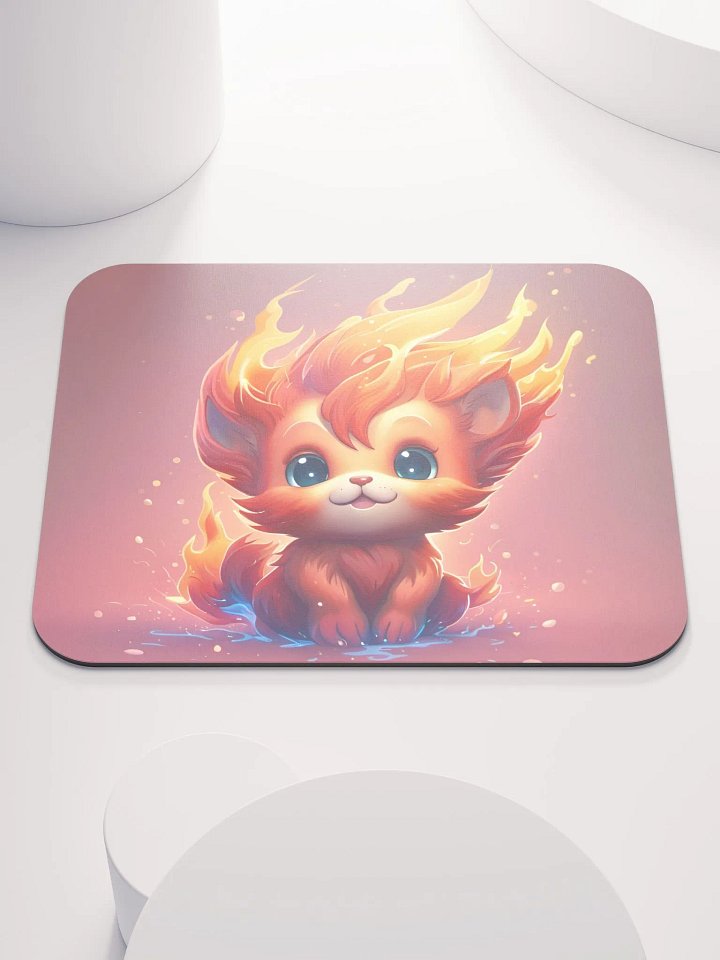 Fire Cat Mouse Pad product image (1)