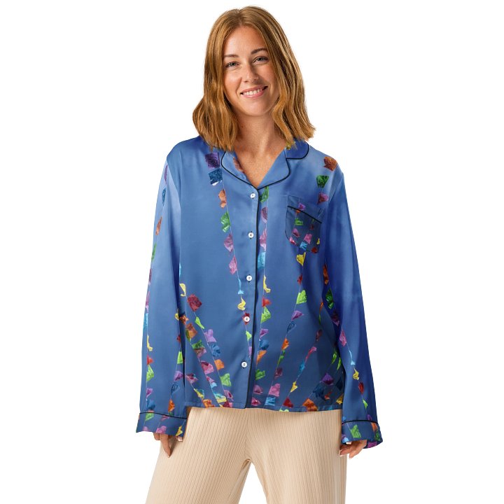 Papel Picado Long Sleeved Pajama Top product image (1)