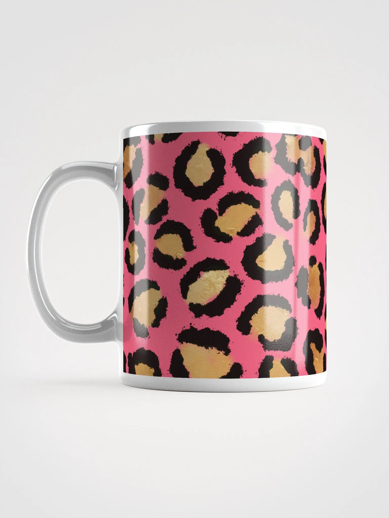 Pink Gilded Leopard Mug product image (11)