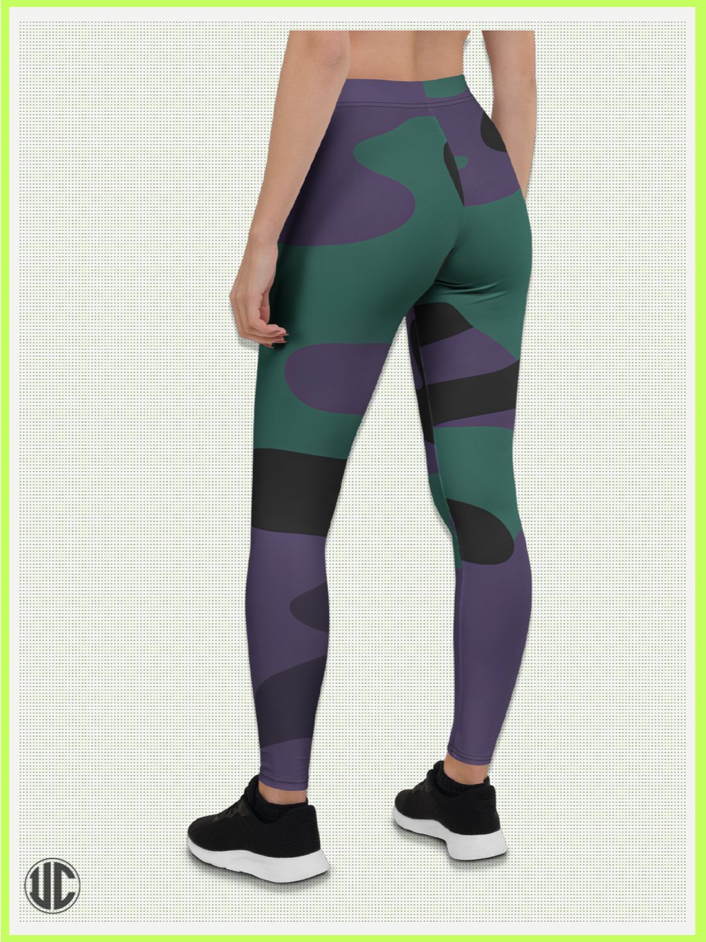 Midnight Purple Camo – Women’s Leggings product image (2)