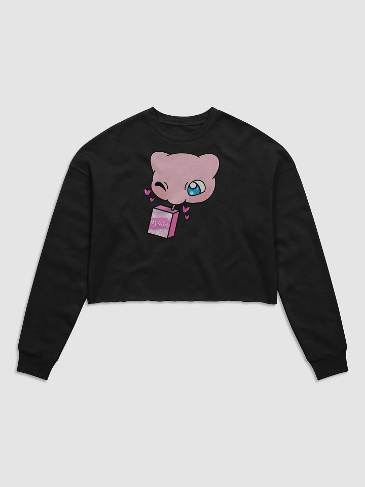 Mew Sippy Crewneck Crop Top product image (1)