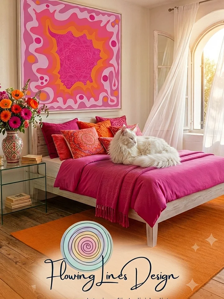 Magenta Mandala Wave product image (5)