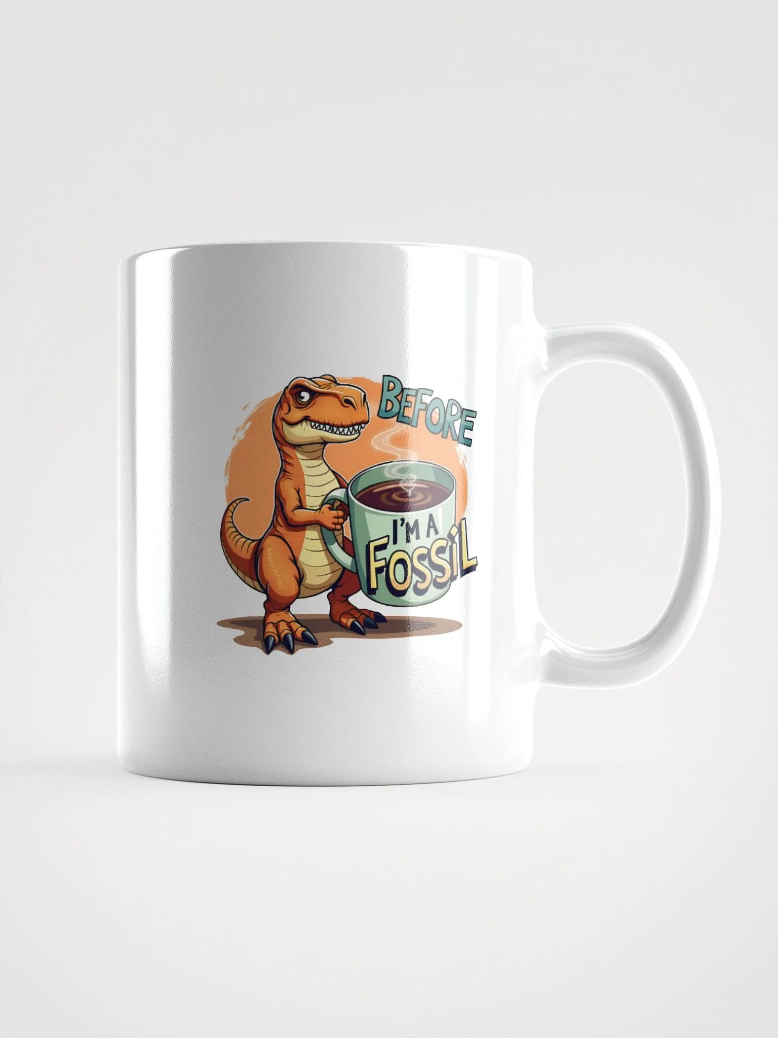 Before Coffee Dinosaur Mug product image (1)