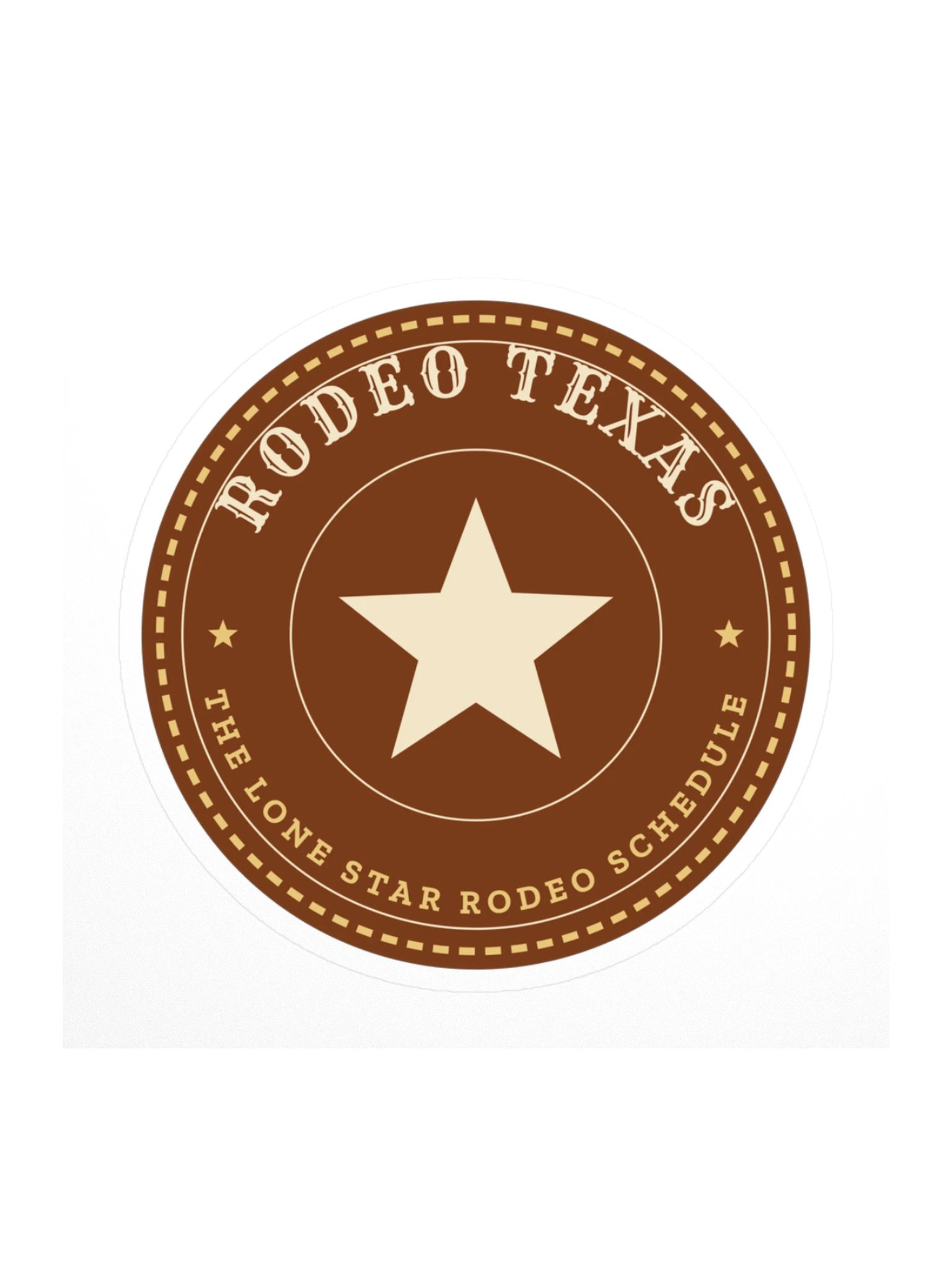 Rodeo Texas Badge Sticker product image (1)