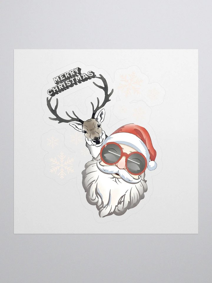 Cool Santa and Hip Reindeer Blanket product image (1)