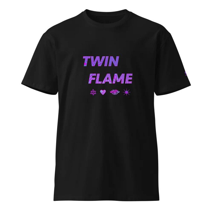 TWIN FLAME Pink House of 5D Tee - Regular Fit Unisex product image (1)