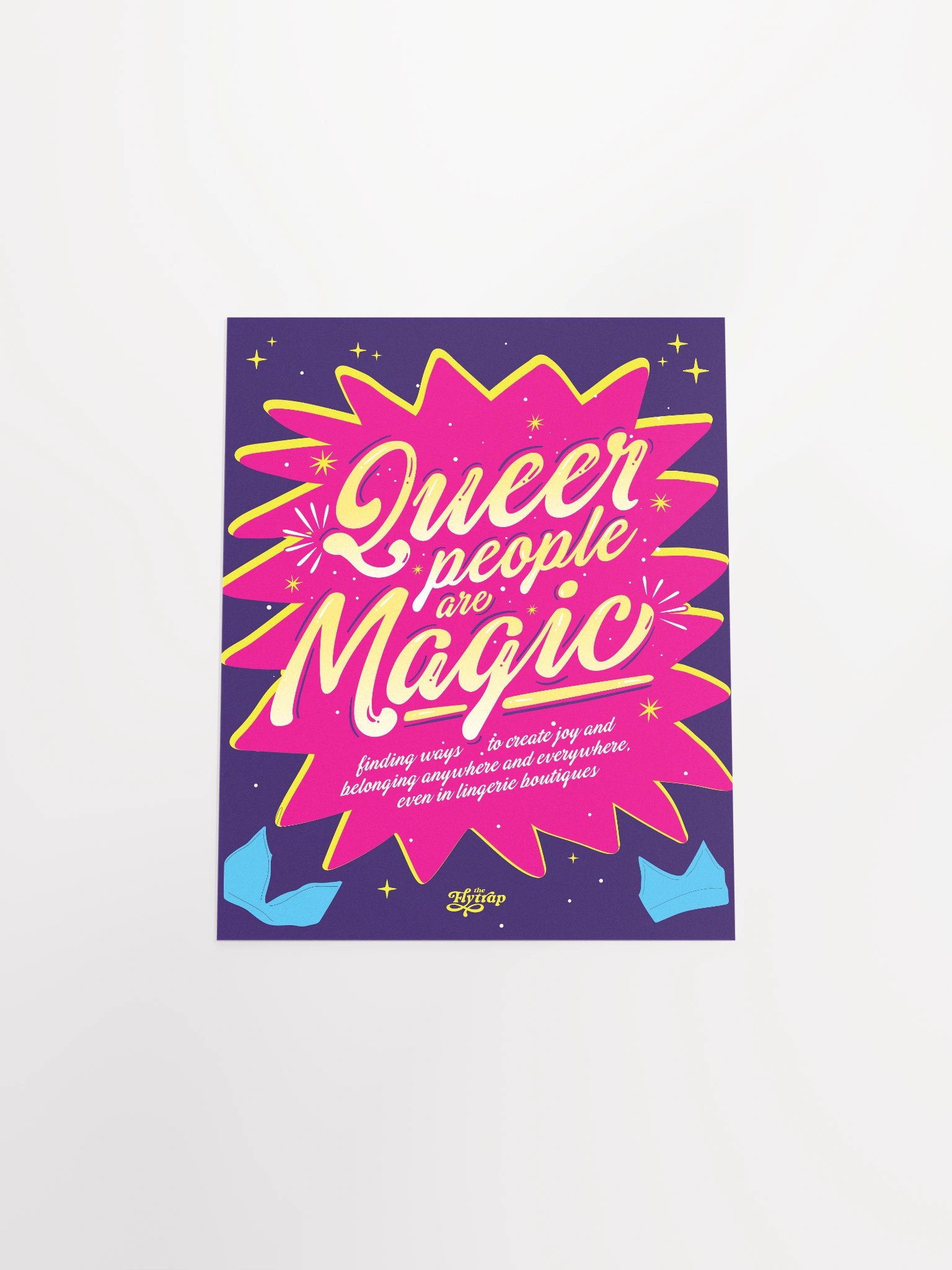 Queer people are magic 8x10 poster product image (4)