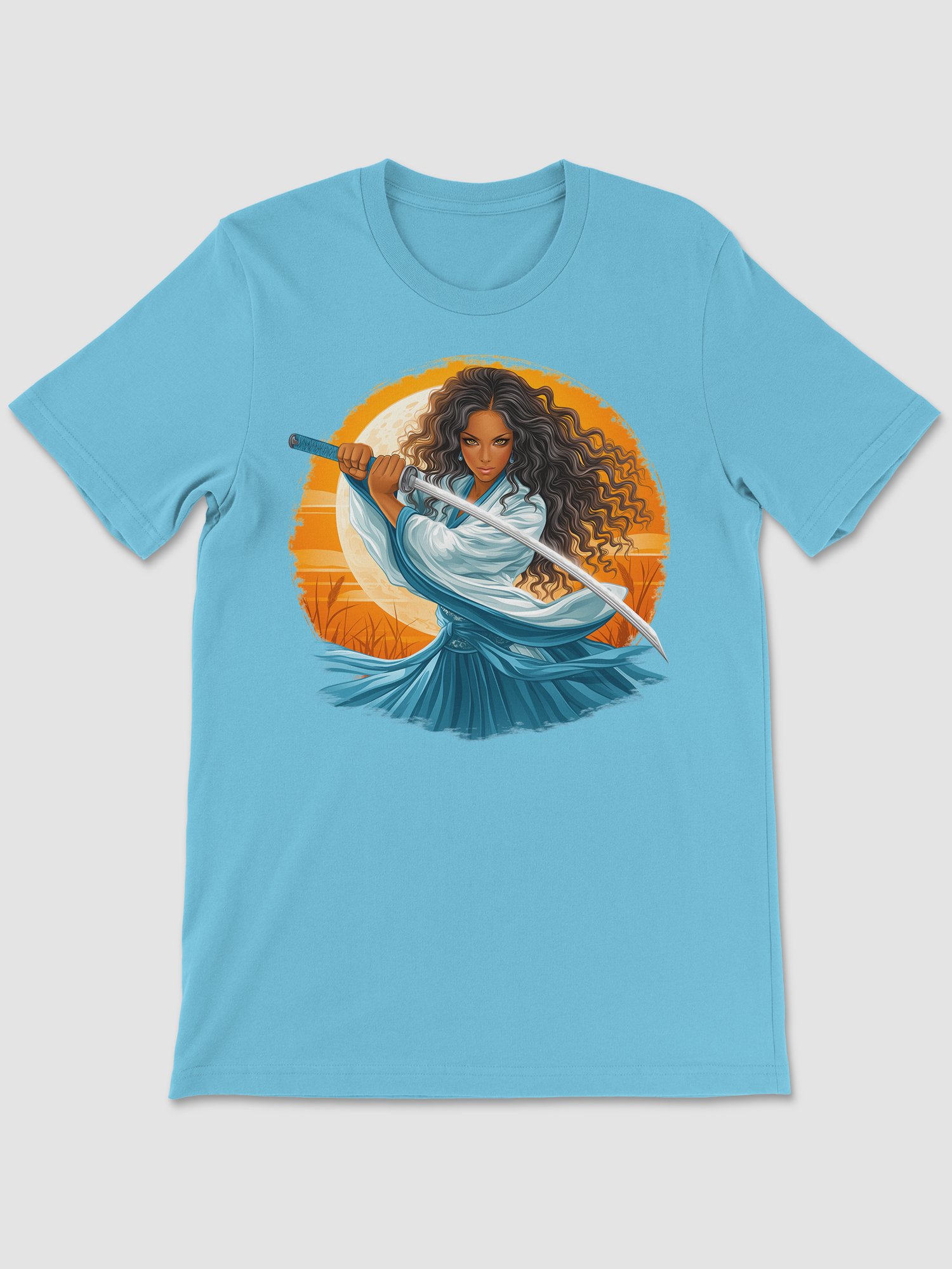 Samurai Woman Warrior T-shirt product image (1)