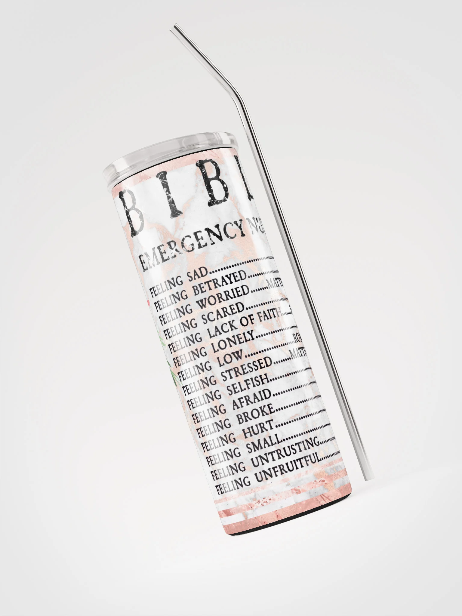 Bible Verses Stainless Steel Tumbler product image (6)