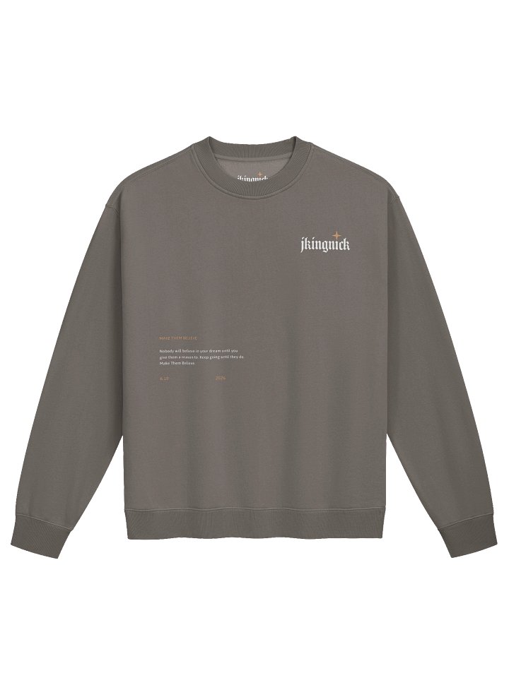 JKINGNICK STAR "MAKE THEM BELIEVE" CREWNECK product image (5)