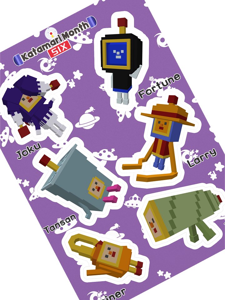 KDM6 OC Cousin Sticker Sheet #6 product image (1)