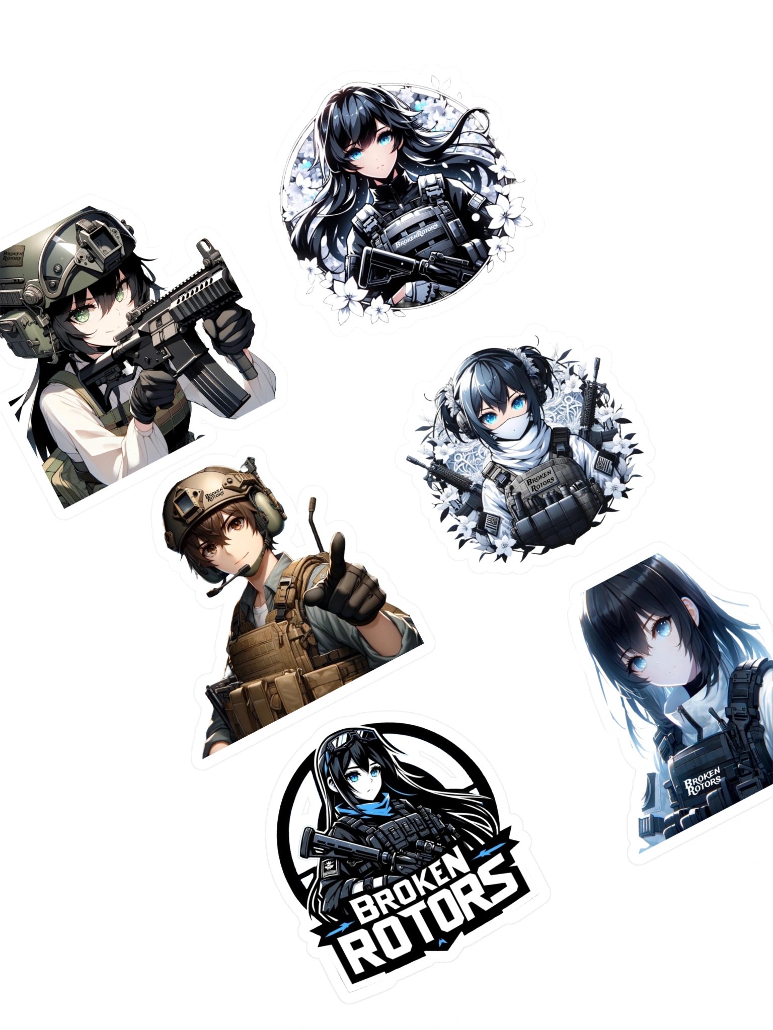 Weird Anime Kids Sticker Sheet product image (1)