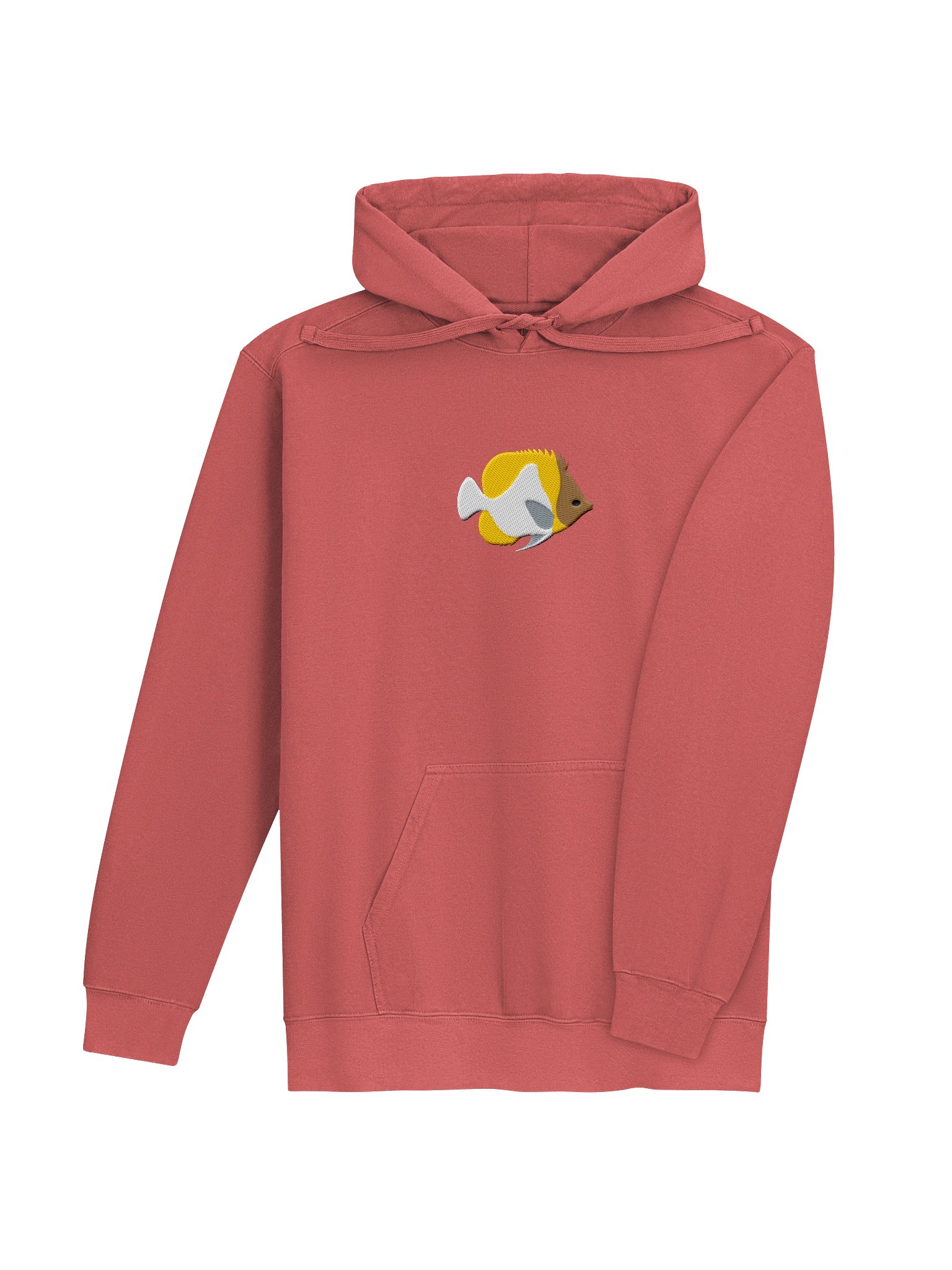 Pyramid Butterflyfish Embroidered Hoodie | Saltwater Reef Aquarium Fish & Ocean Lover Apparel product image (20)