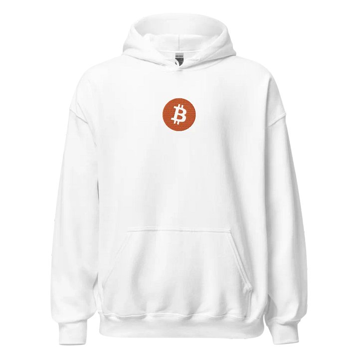 Bitcoin Logo Embroidered Hoodie product image (2)