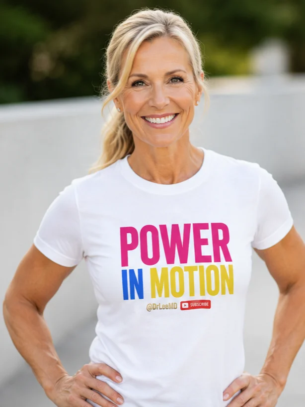 Power in Motion — White | Unisex T-Shirt product image (2)