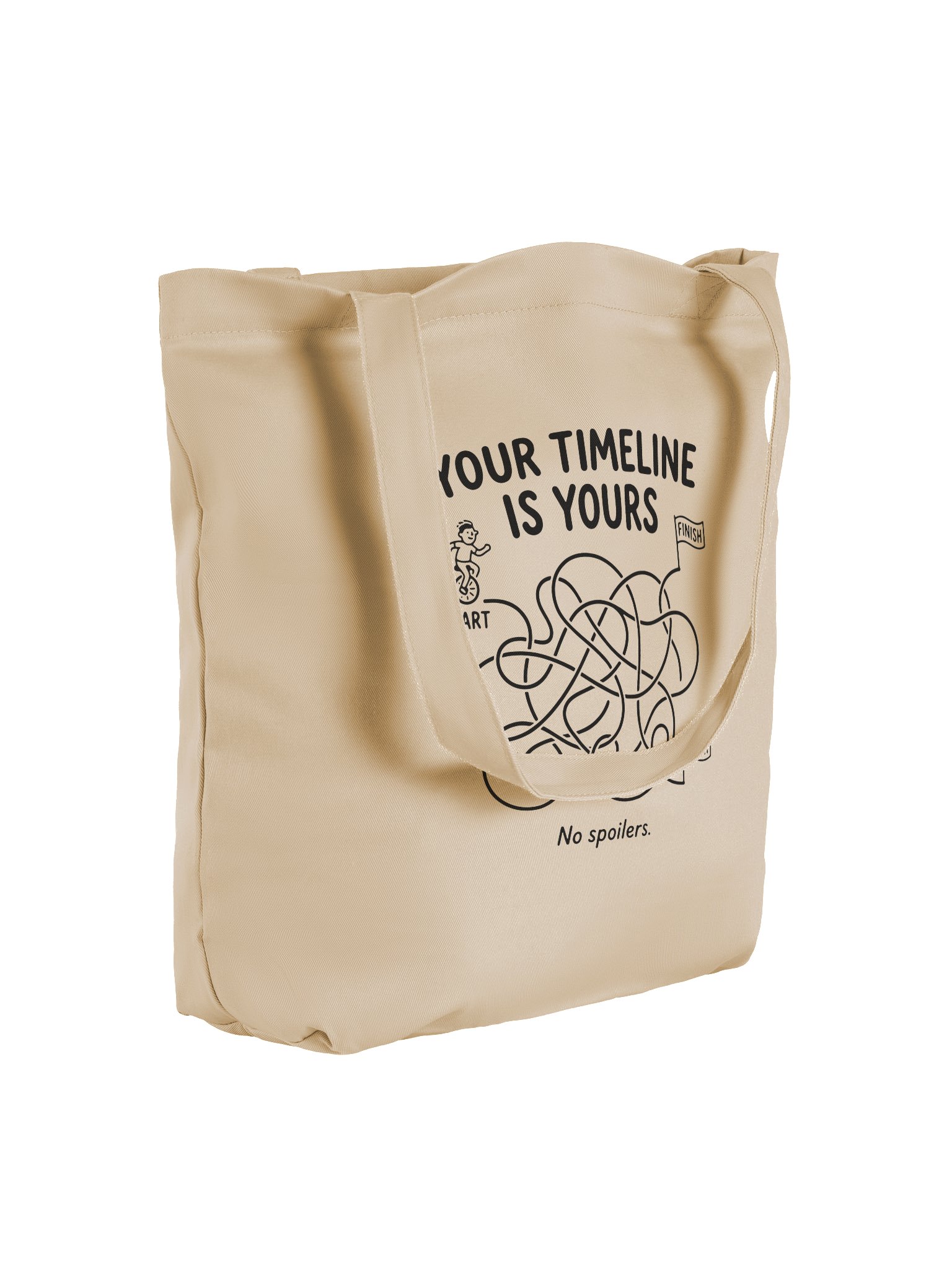 Burnout Recovery Tote Bag, Start Again Gently Minimalist Tote, Self Improvement Aesthetic Bag, Mental Health Lifestyle Tote product image (4)