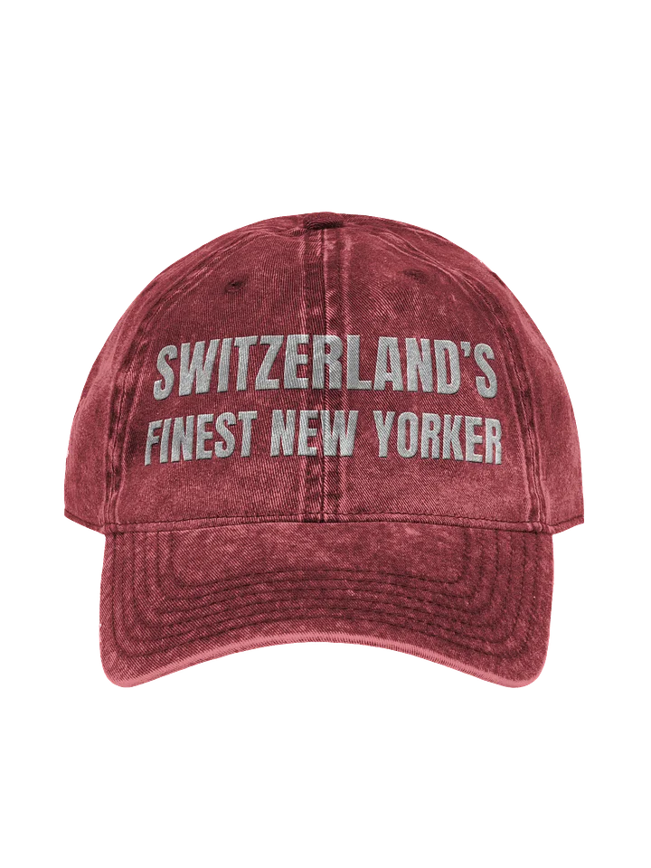 SWITZERLAND'S FINEST NEW YORKER FADED CAP product image (1)