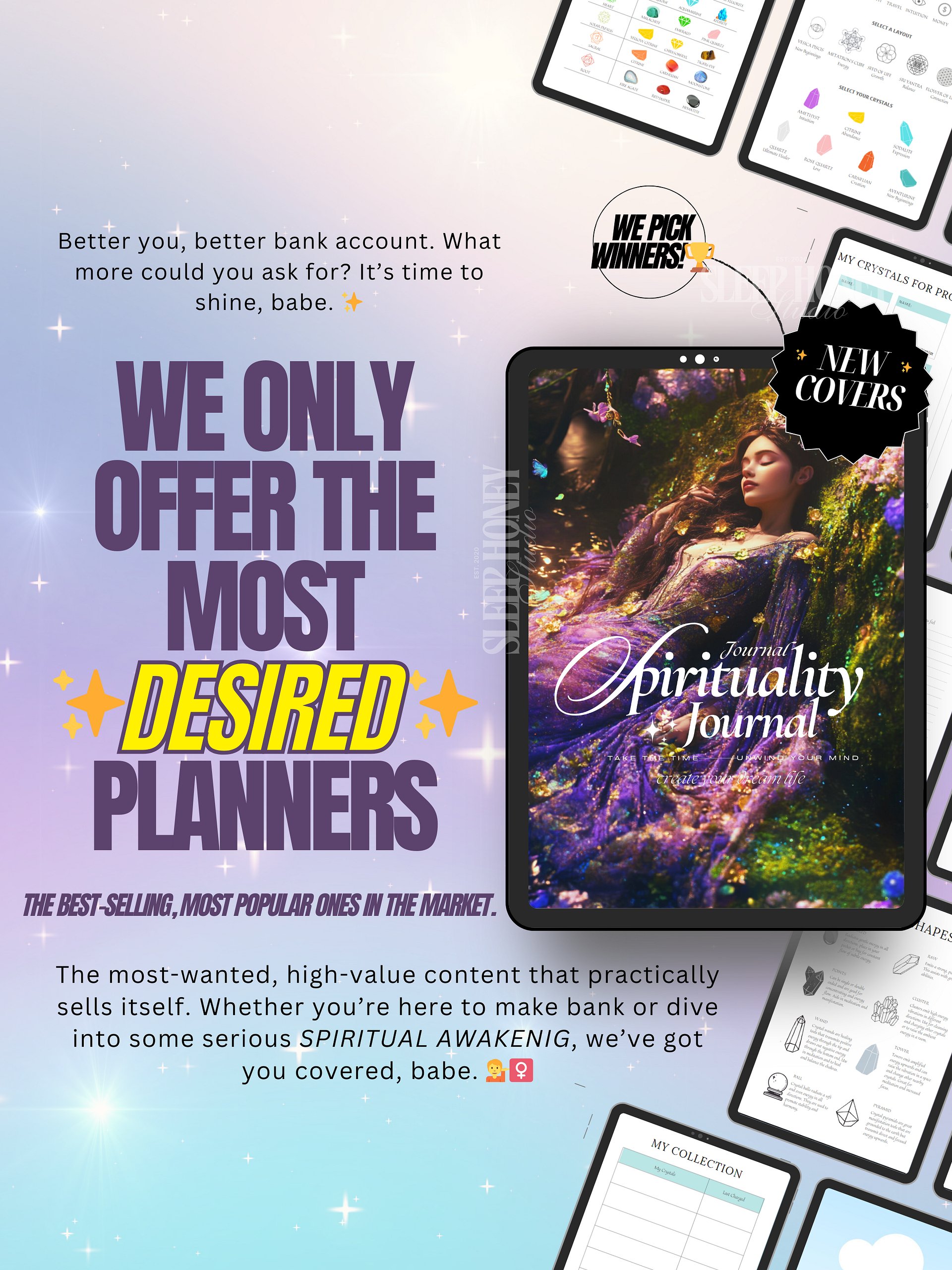 Spiritual Planners/Journals Bundle | MRR PLR Bundle product image (3)