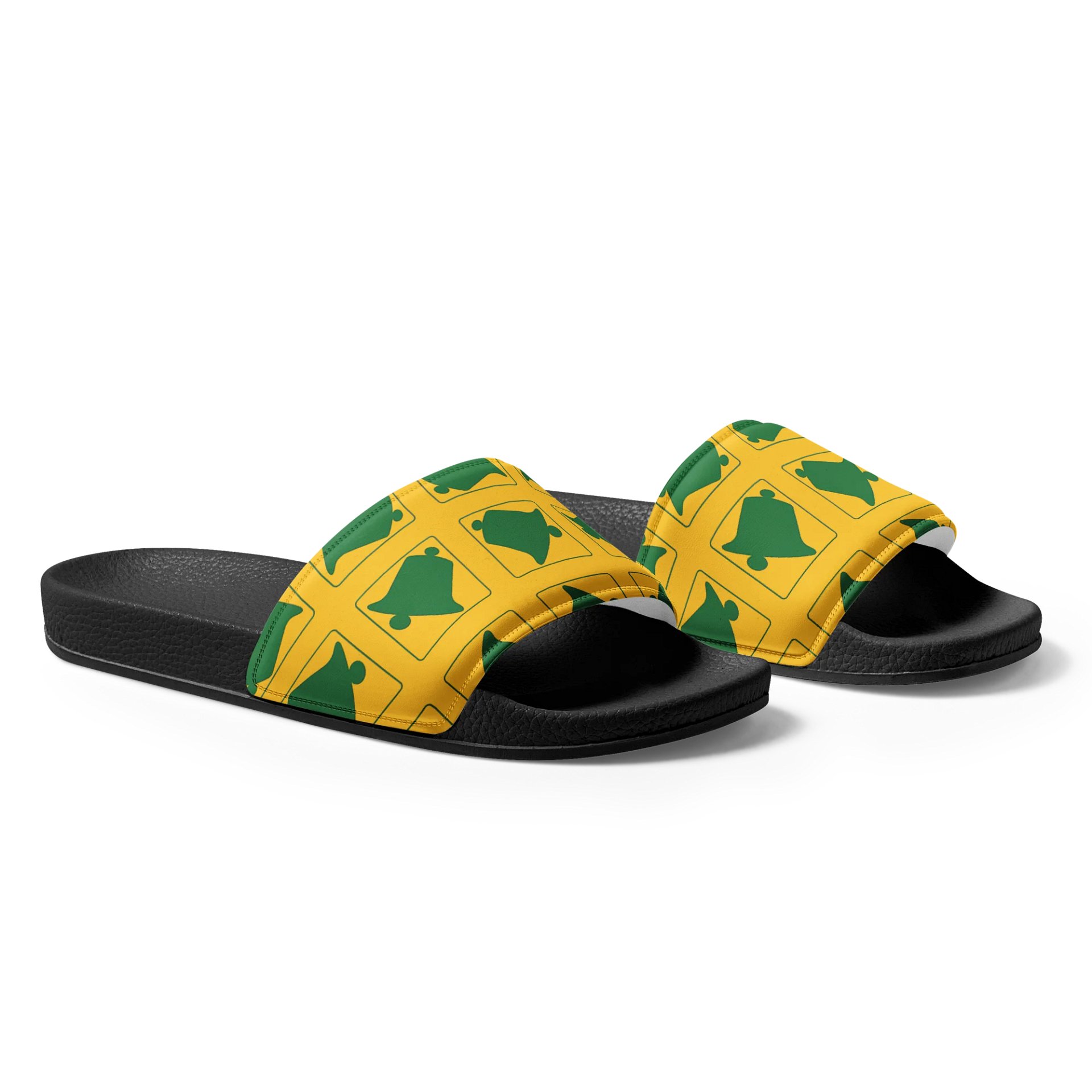 Geometric Green Men's Slides product image (4)