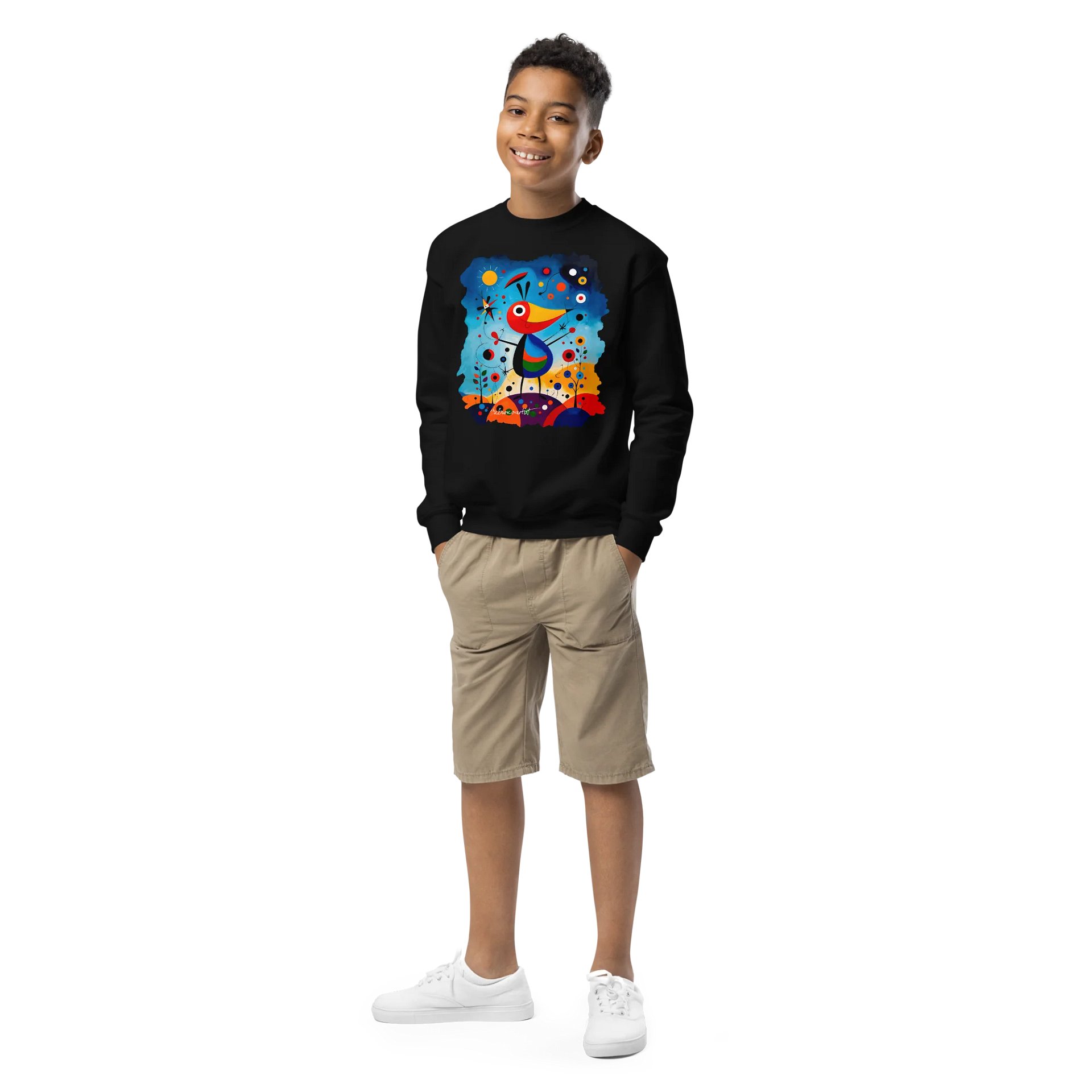 Gildan Youth Crew Neck Sweatshirt product image (1)