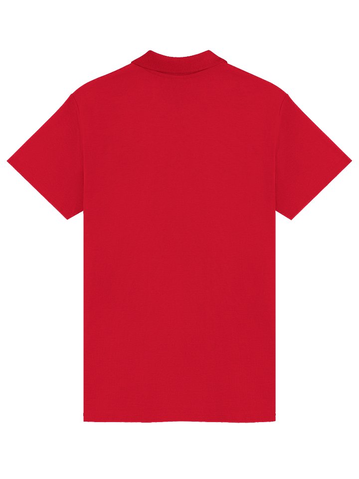 POUNDS AROUND red polo with stitched black product image (2)