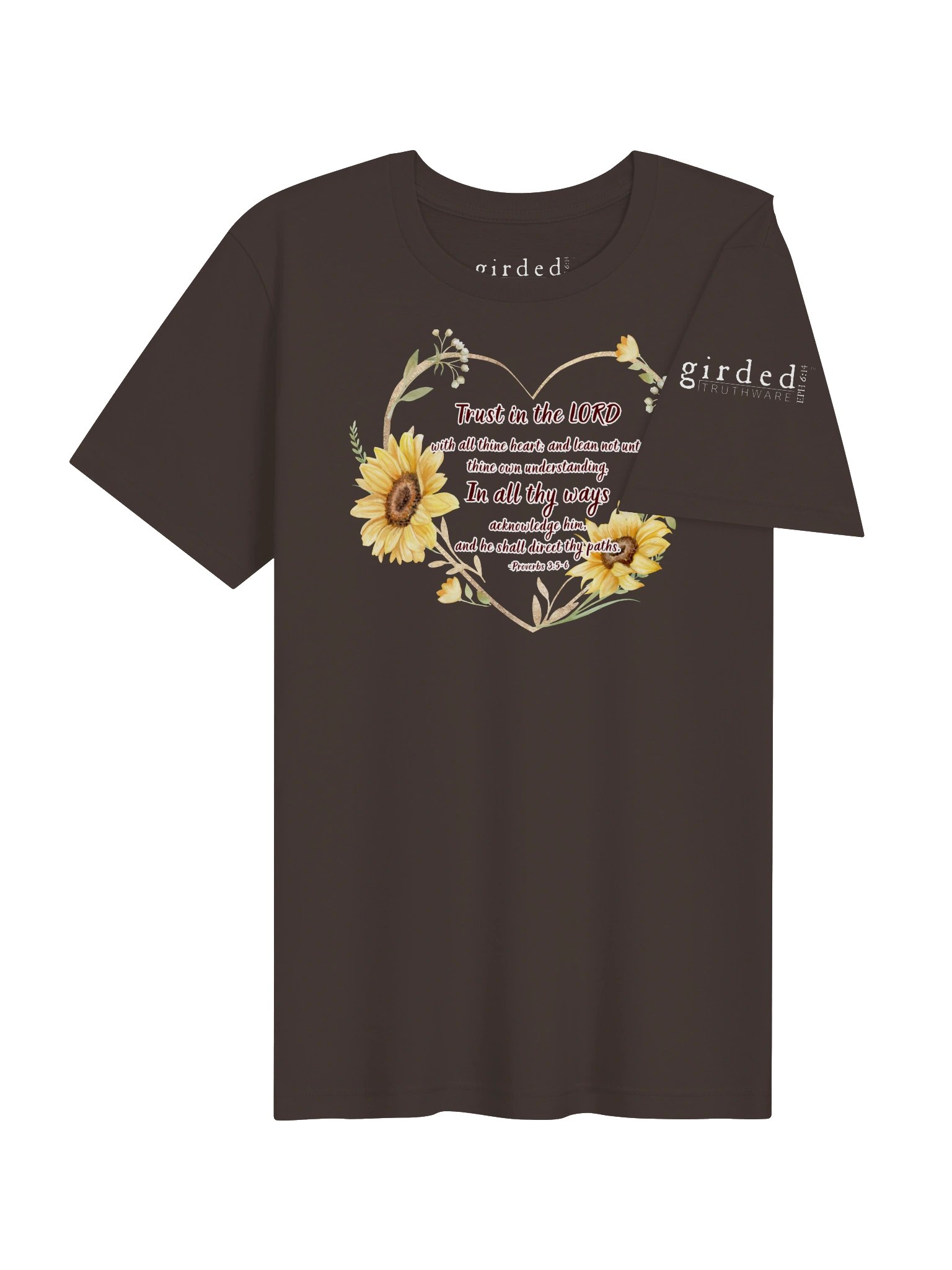 Trust in the Lord Proverbs 3:5-6 Tee product image (4)