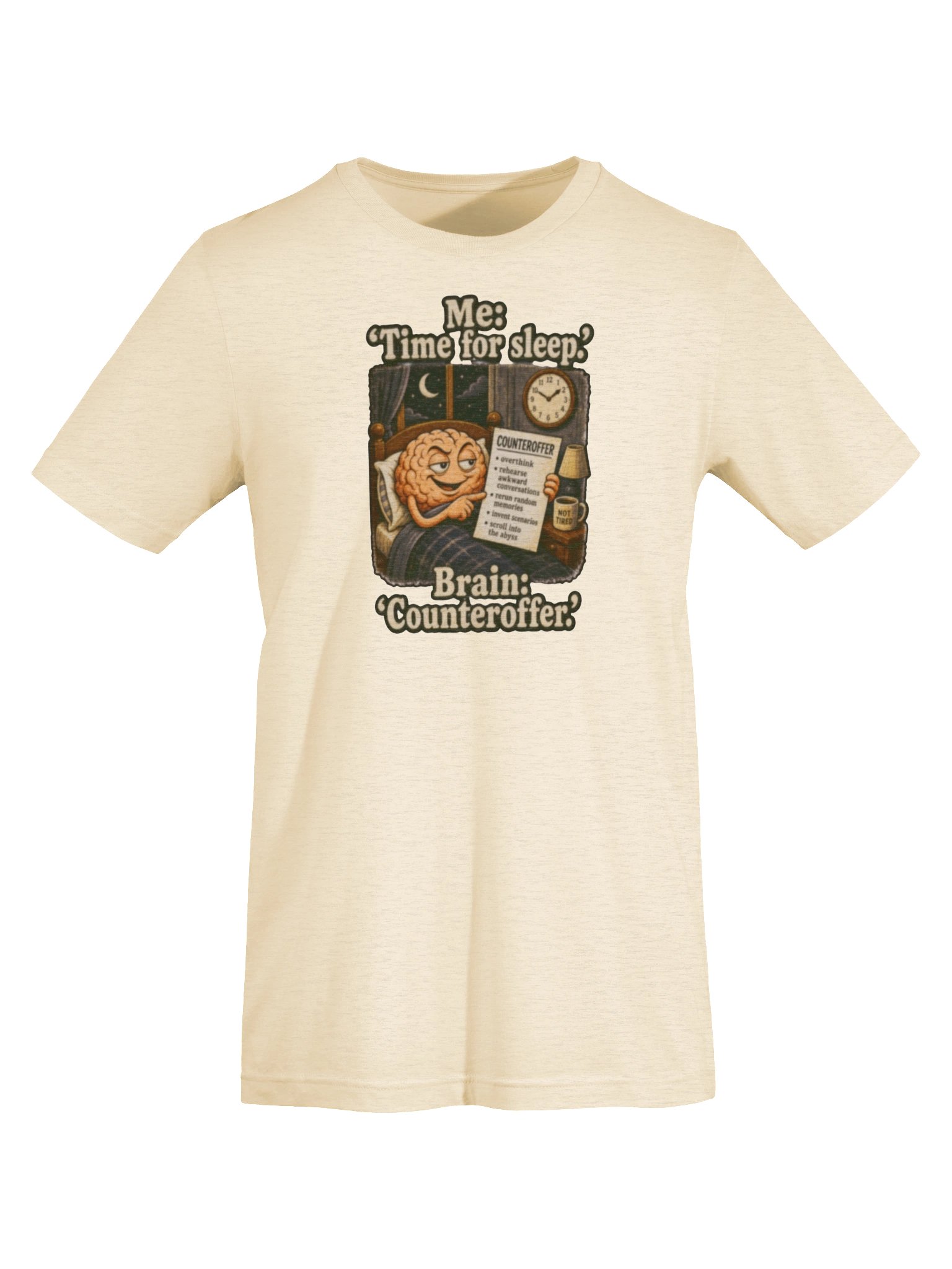 UnspokenMinds: Overthinking Brain Tee product image (5)