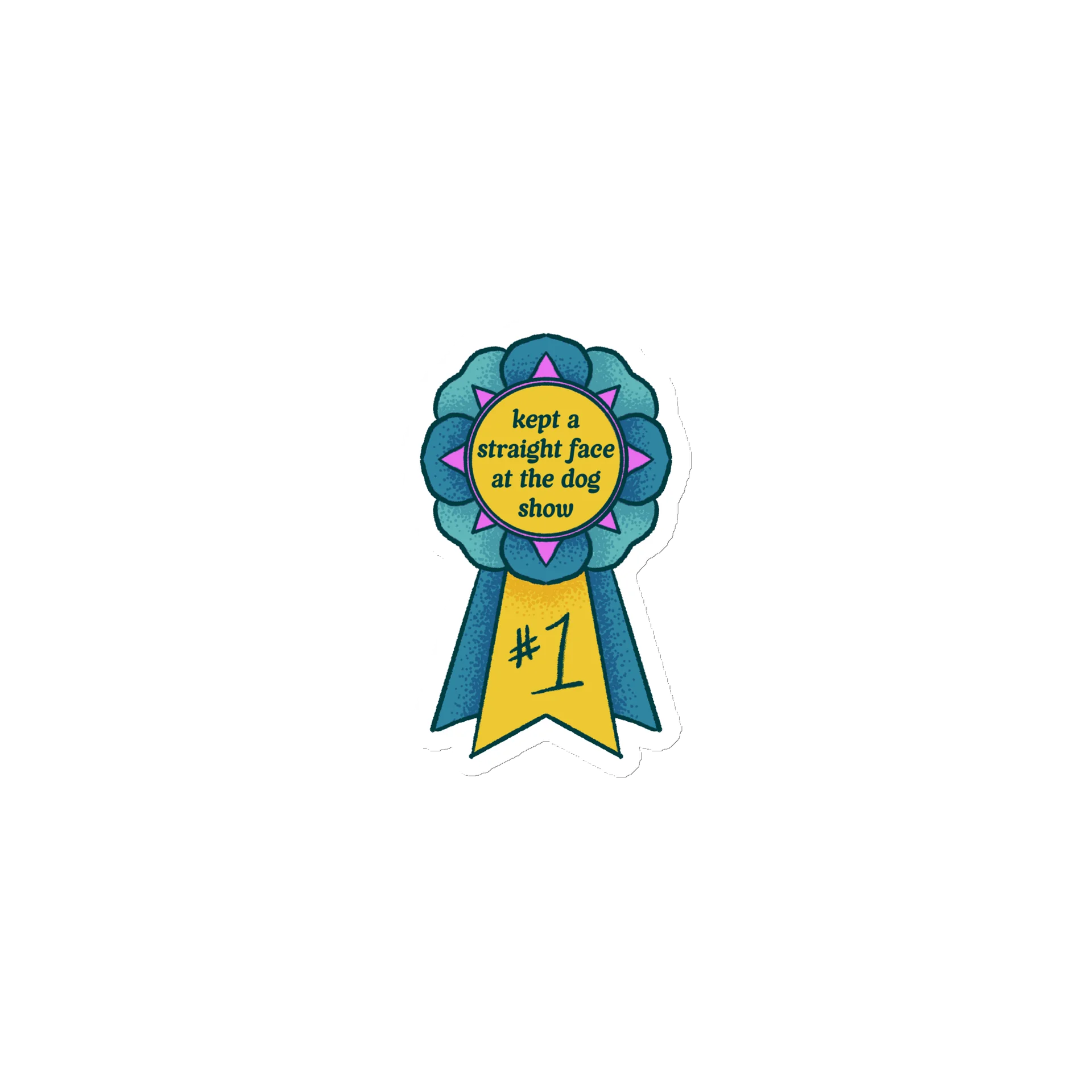 Rosette Series: Straight Face Magnet product image (1)