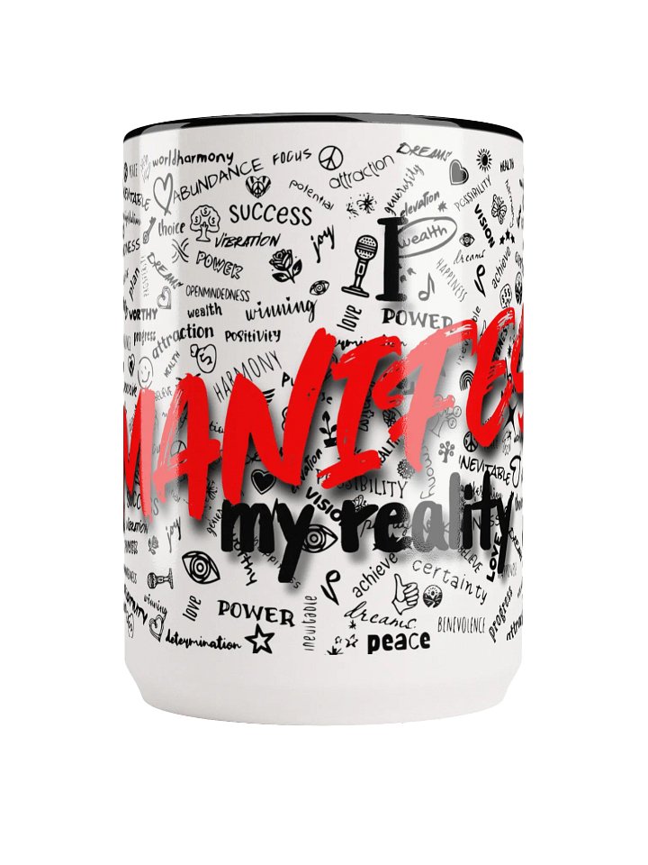 Manifest Your Reality Mug, Red product image (1)