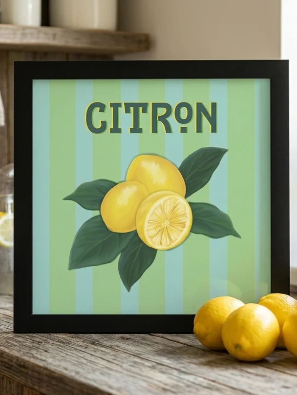 Citron – Framed High-Quality Matte Poster product image (1)