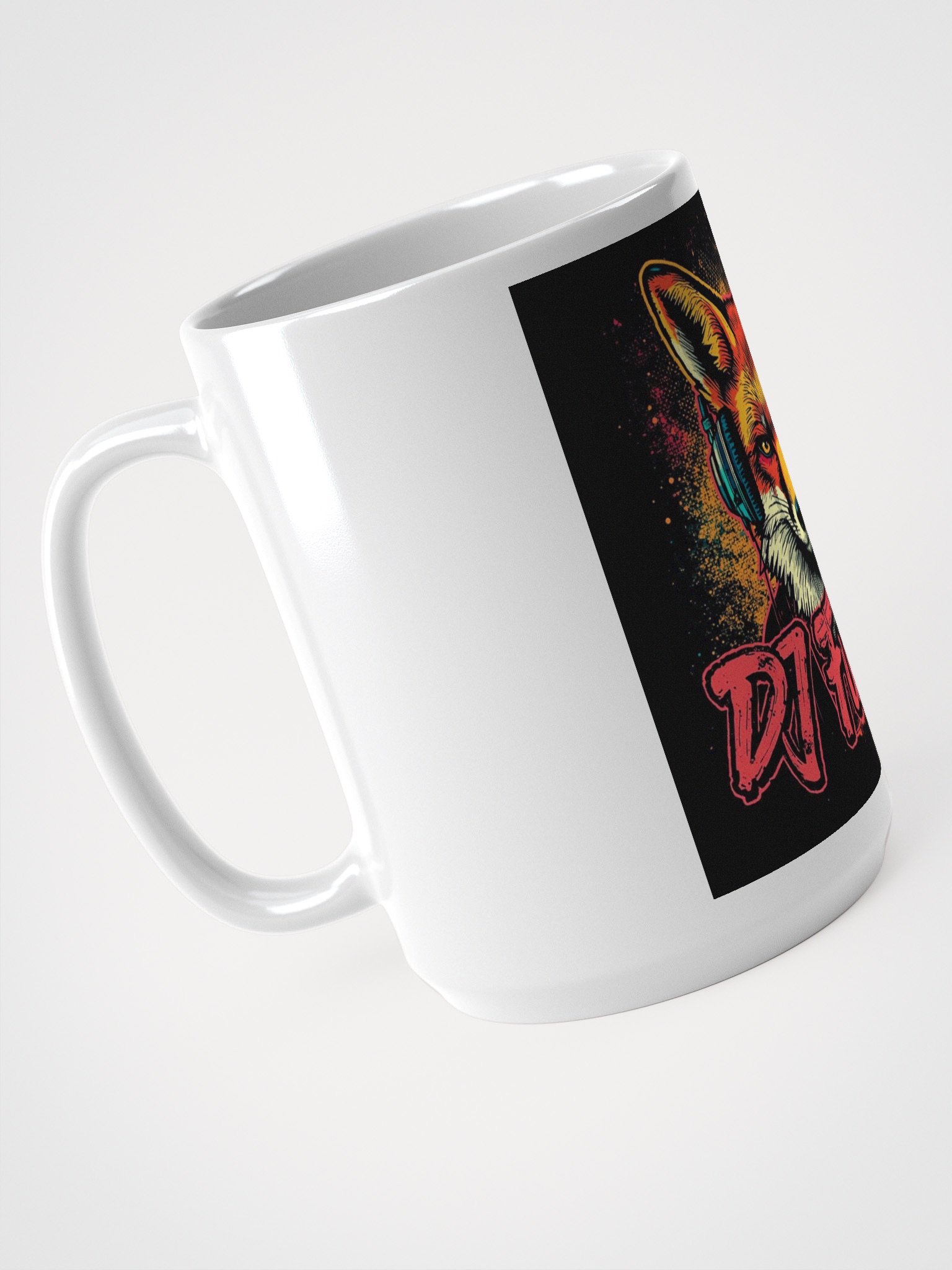 Dj Fuzzy Mug white product image (4)
