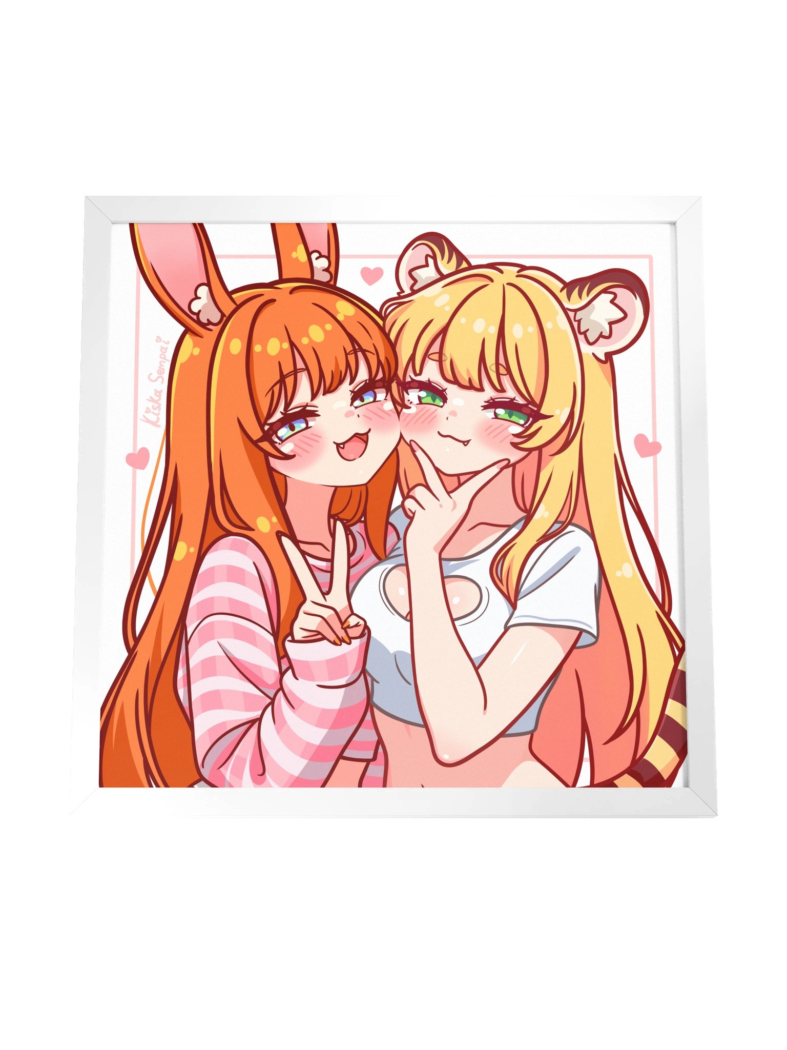 Happy Cuties Nooby & Lemon ☆ Framed Wall Art product image (4)