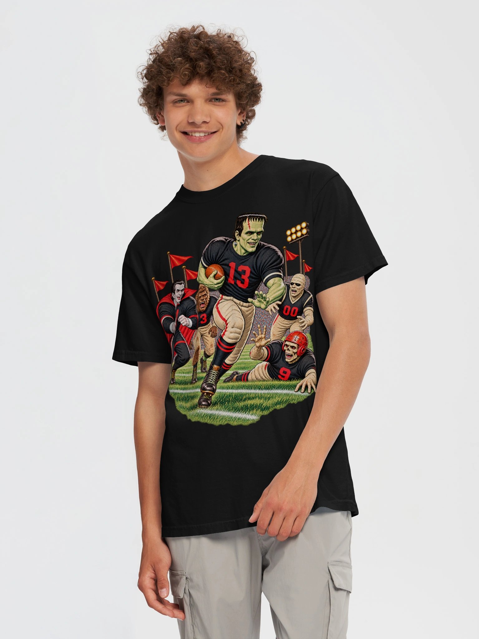 Sunday Fright Football Tee product image (11)