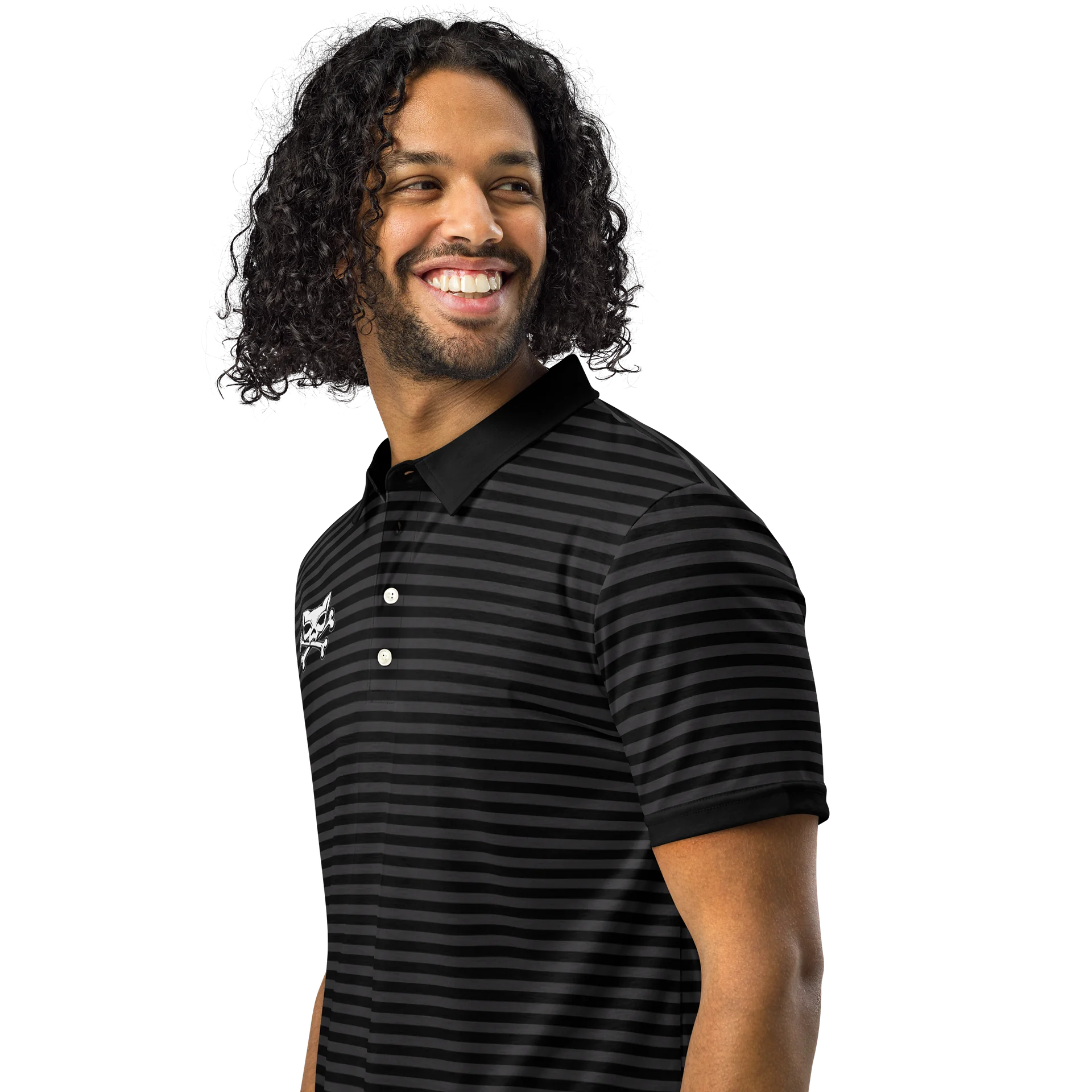 Blaque Stripped Polo Kat Skull Polo product image (2)