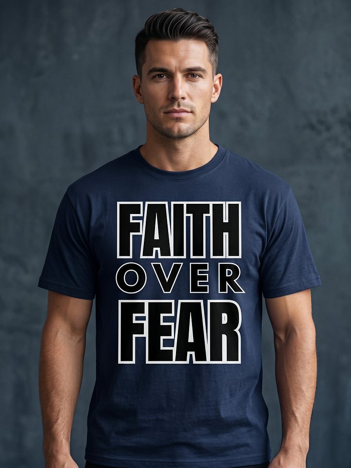 FAITH OVER FEAR – Signature Ritual Drop T-Shirt product image (1)