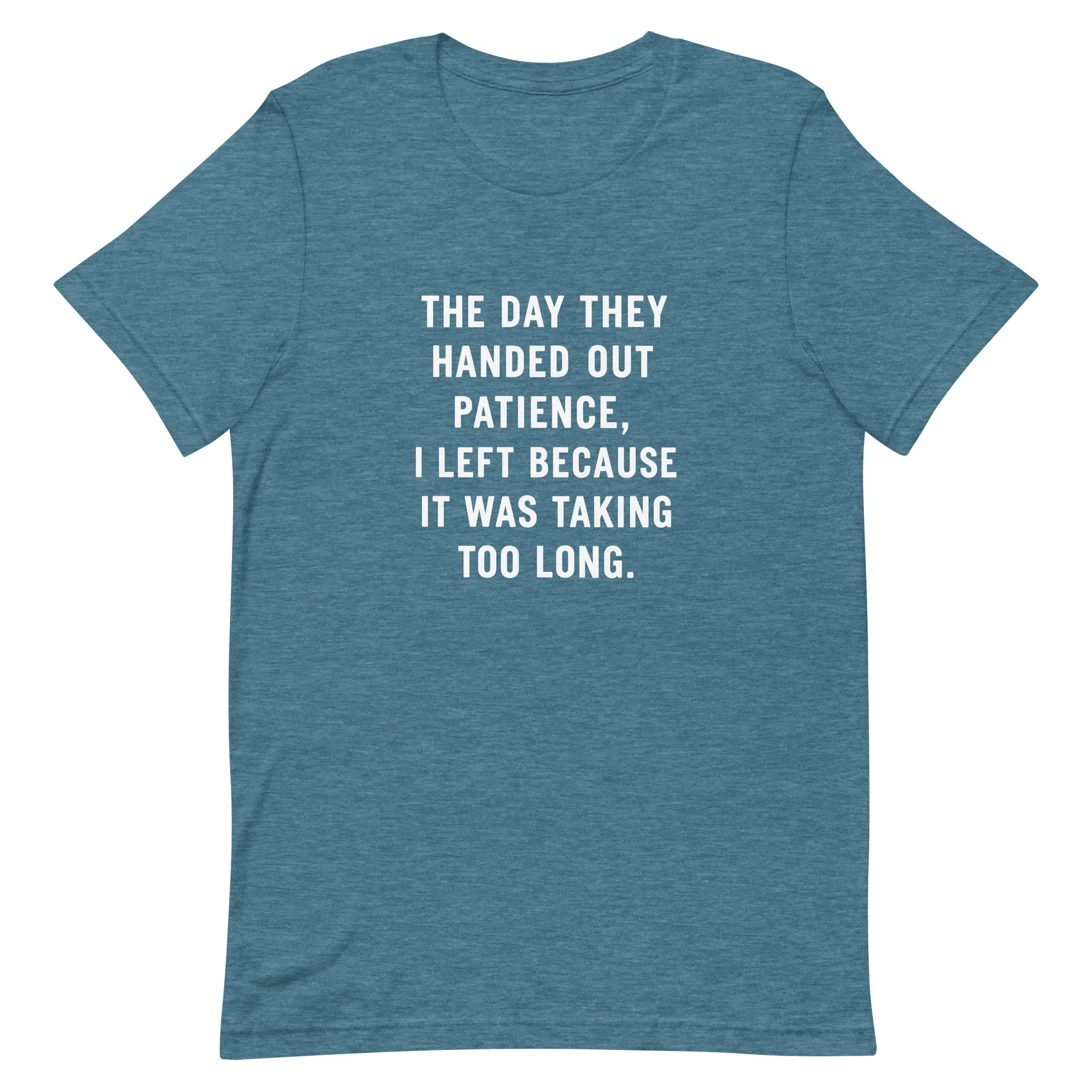 The Patience Ran Out Funny Quote T-Shirt product image (2)