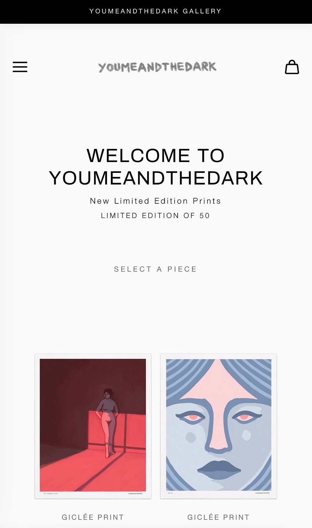 You Me And The Dark art store