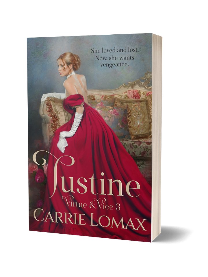 Justine: A Steamy Victorian Masquerade Romance (Virtue & Vice, #3) Signed Paperback product image (1)