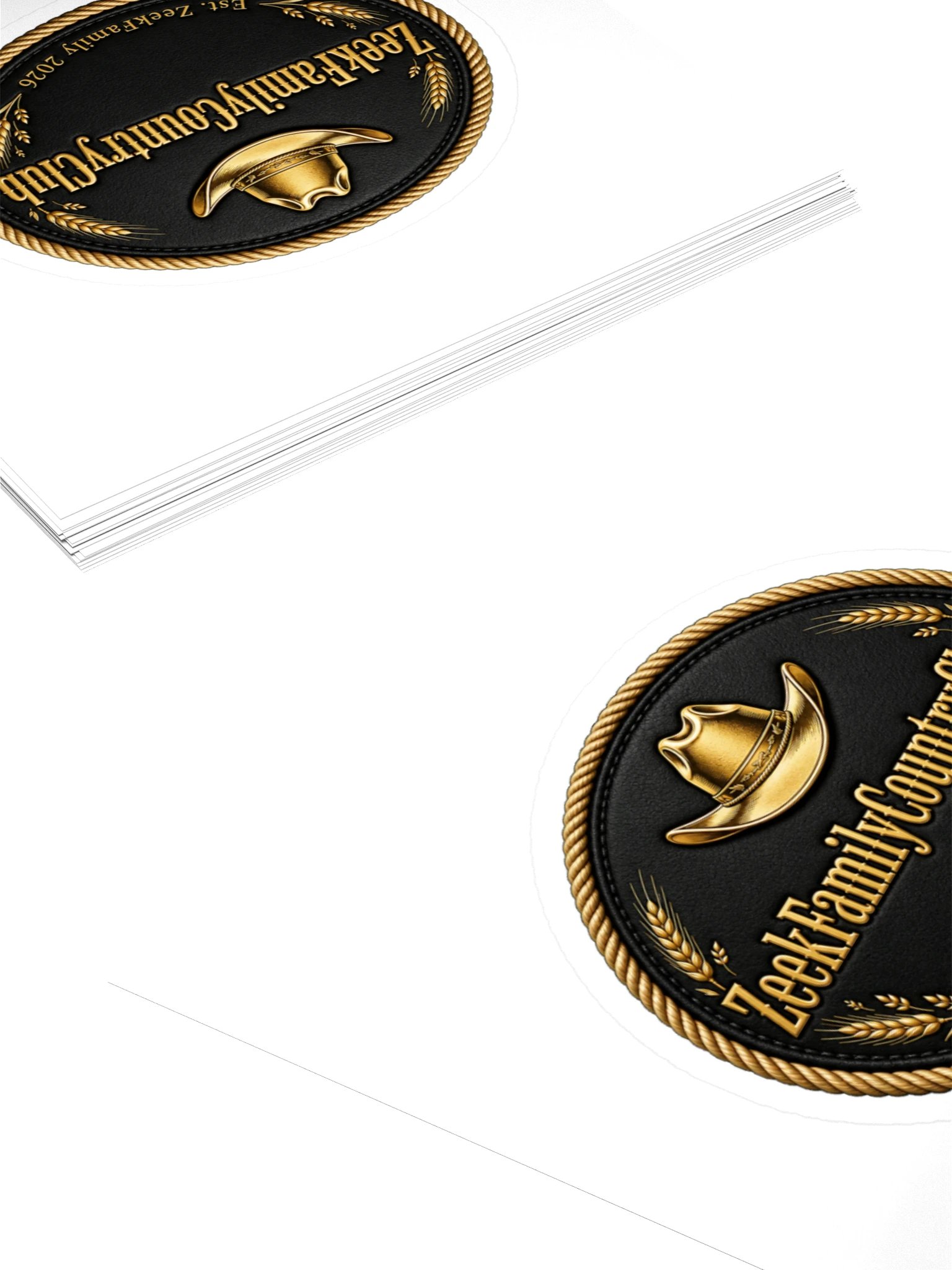 ZeekFamily Casino Game New Edition Kiss Cut Stickers product image (4)