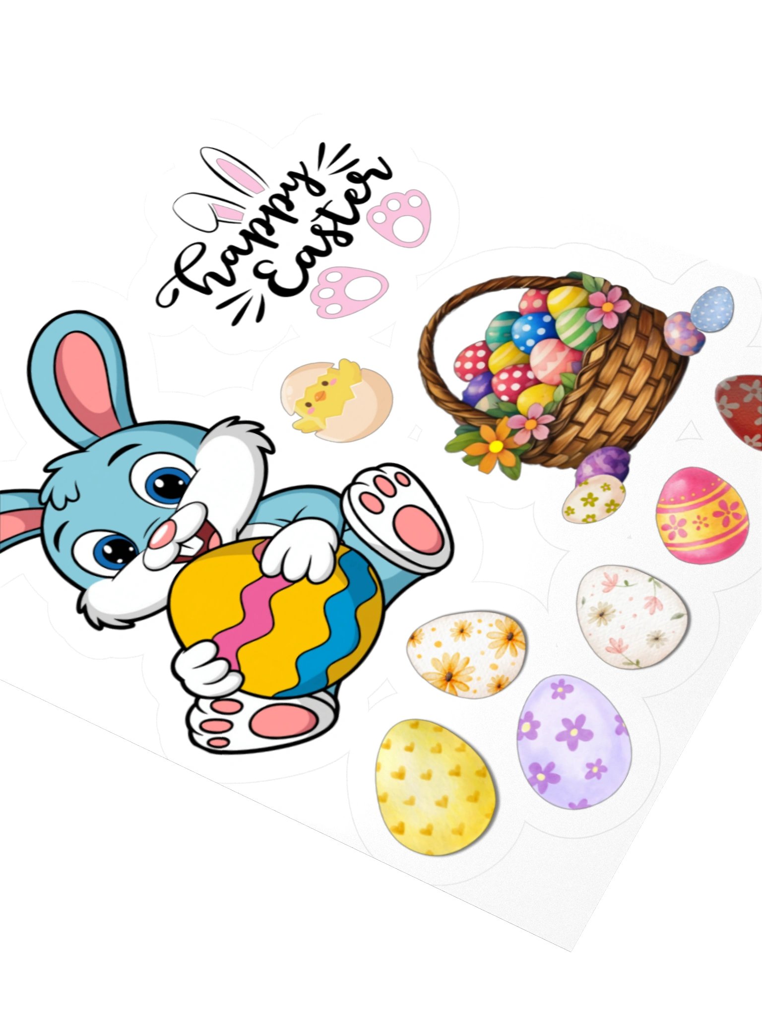 Happy Easter Bunny Sticker Sheet product image (3)