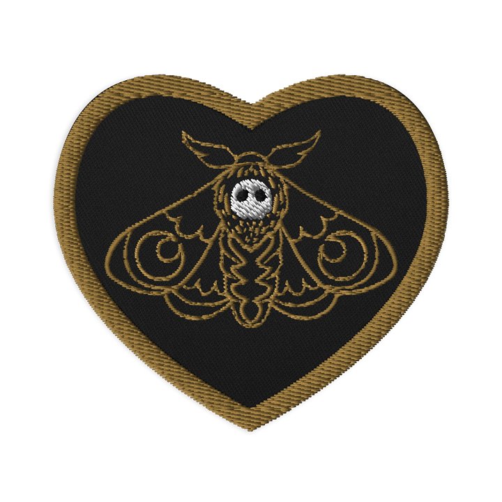 'Cast a Spell' Moth Embroidered Patch product image (1)