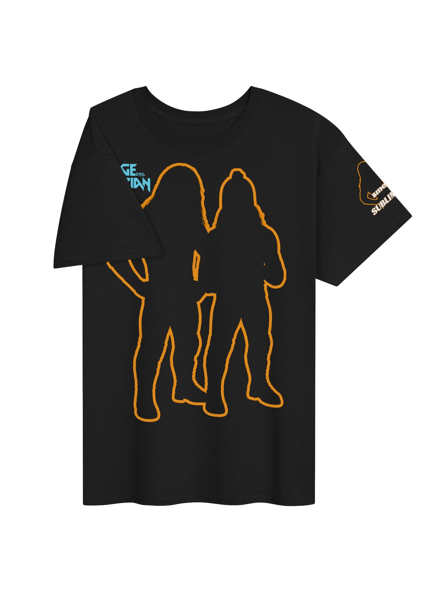 Ledge & Crispian Glow Tee V2 w/Sleeve & Back print product image (4)