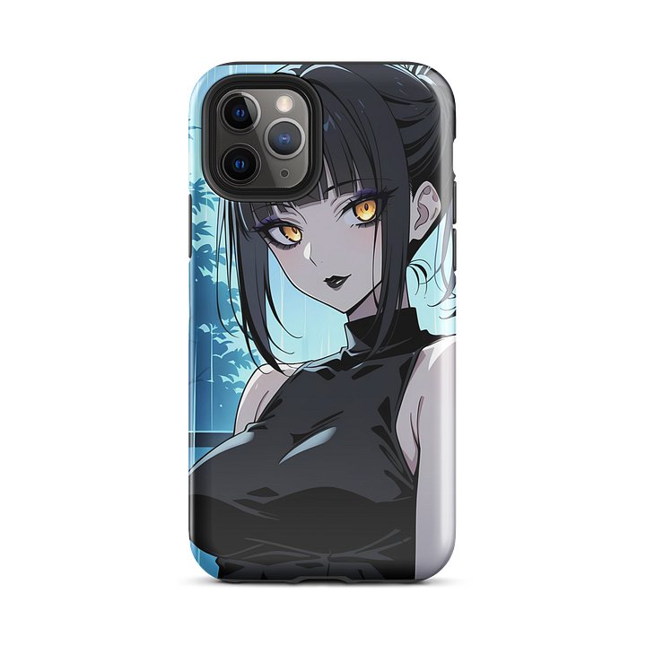 Luna Rain Original Character Emo Rain Aesthetic iPhone Case | Golden Eyes Mysterious Soul product image (29)