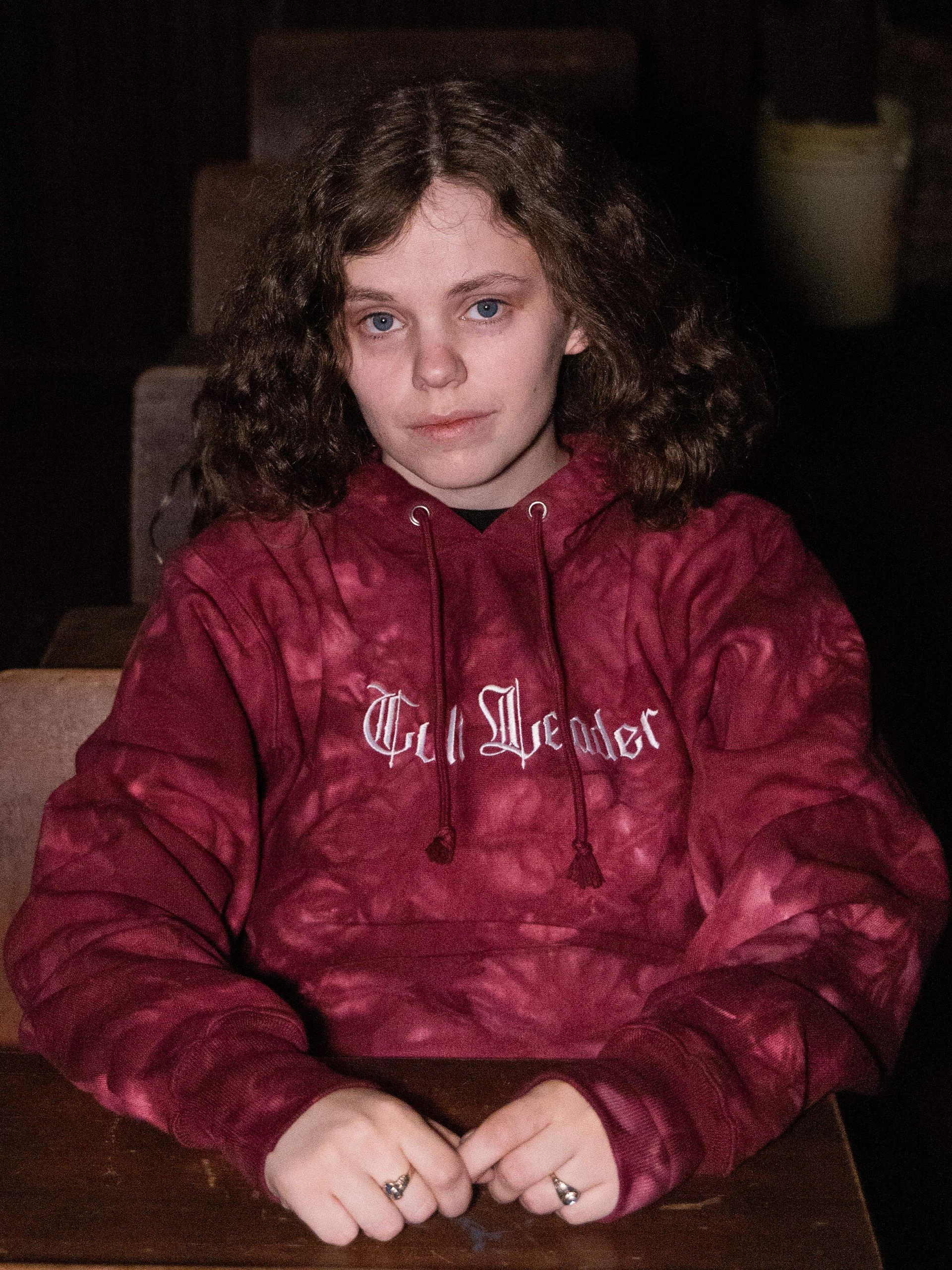 Cult Leader Embroidered Tie Dye Hoodie product image (2)